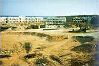 Primo cantiere del Coral Bay a Sharm El Sheikh, 1993